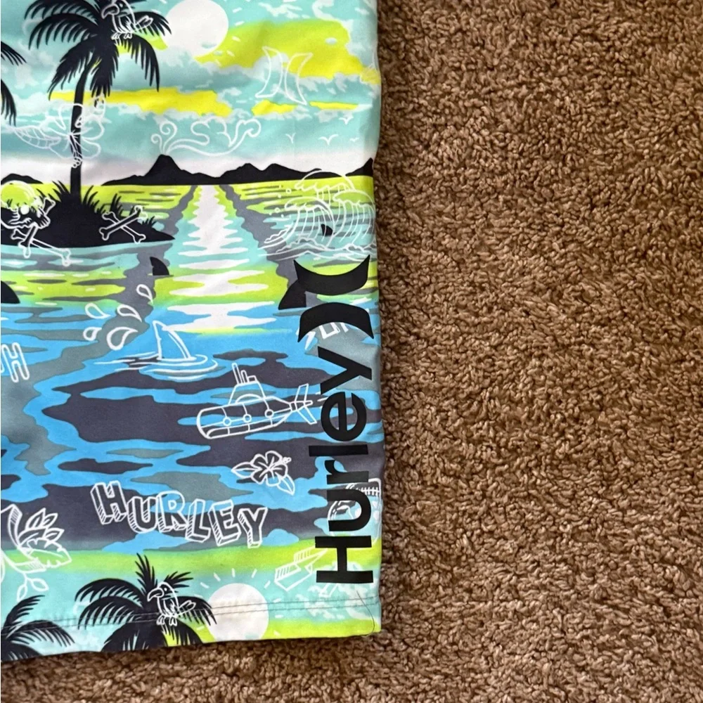 Hurley Tropical Print Swim Shorts